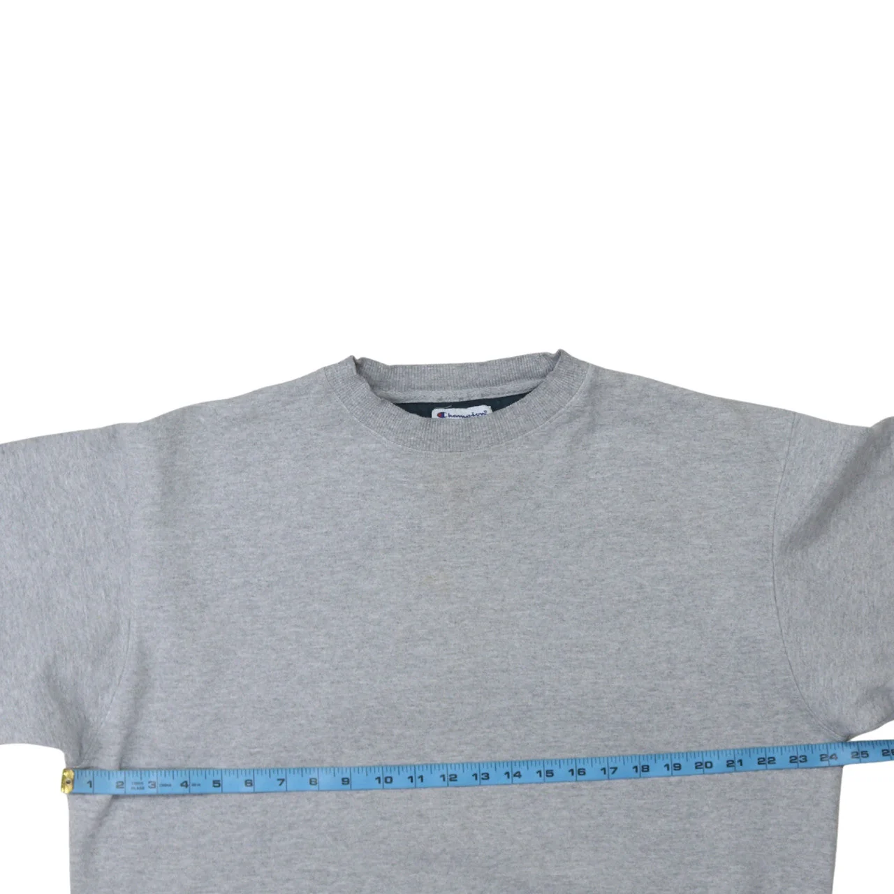 Champion Men's Grey Crew Neck Pullover Sweatshirt Size L - Image 2