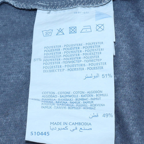 Champion Men's Grey Full Zip Hoodie Size M Lightweight Fleece - Image 6