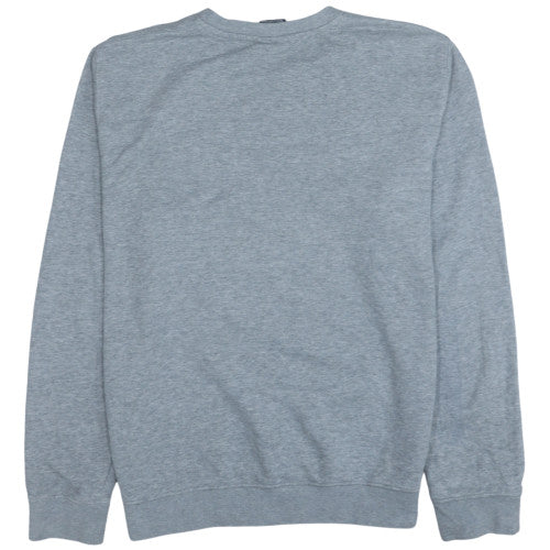 Champion Men's Grey Large Embroidered Logo Crew Neck Sweatshirt - Image 4