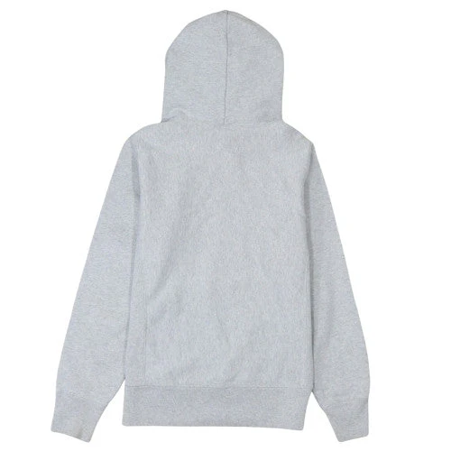 Champion Men's Grey Pullover Hoodie Size L Reverse Weave Sweatshirt - Image 4