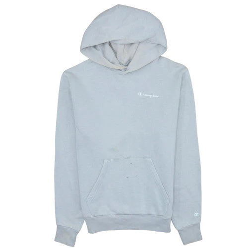 Champion Men's Grey Pullover Hoodie Small Regular Fit