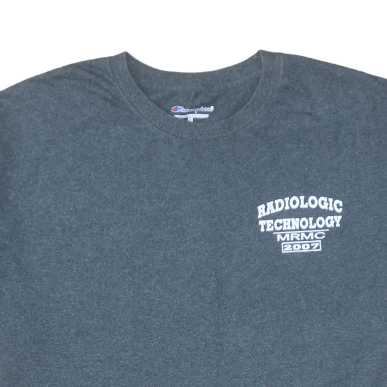 Champion Men's Grey Radiologic Technology Graphic T-Shirt Size L - Image 8