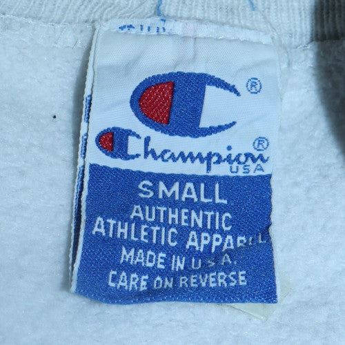 Champion Men's Grey Small Crew Neck Pullover Sweatshirt - Image 6