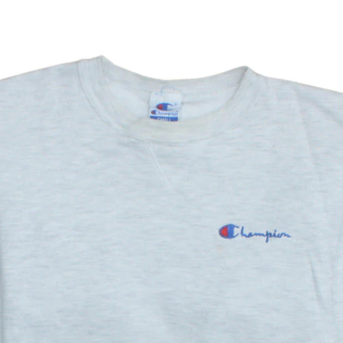 Champion Men's Grey Small Crew Neck Pullover Sweatshirt - Image 7