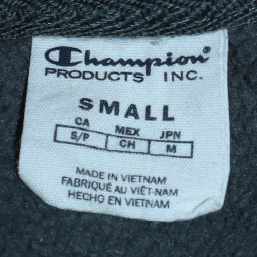 Champion Mens Grey Small Pullover Sweatshirt Crew Neck Logo - Image 6