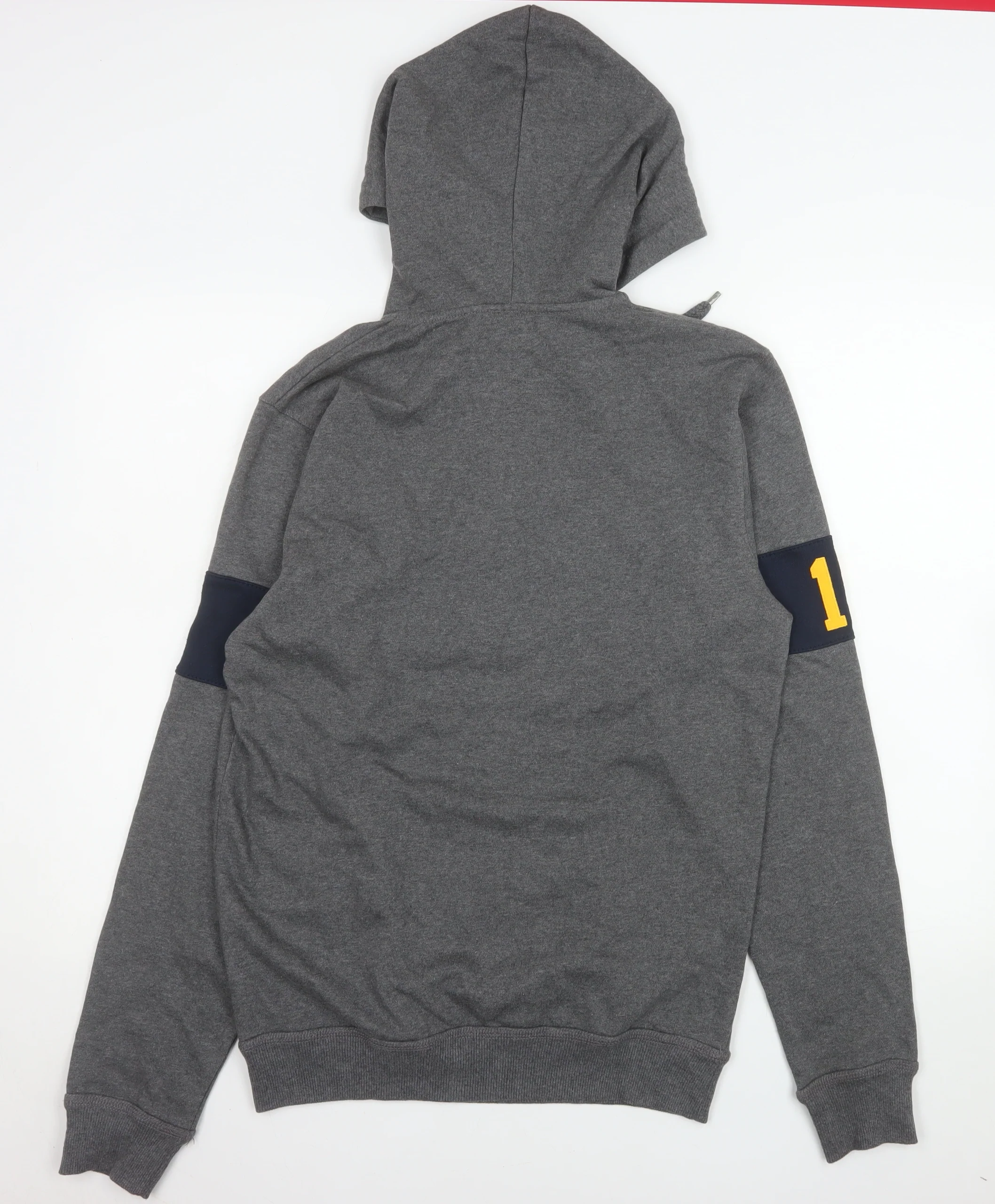 Champion Men's Grey UCLA Henley Hoodie Size S - Image 3