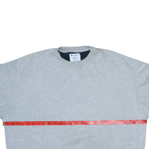 Champion Men's Grey XL Pullover Crew Neck Sweatshirt - Image 3