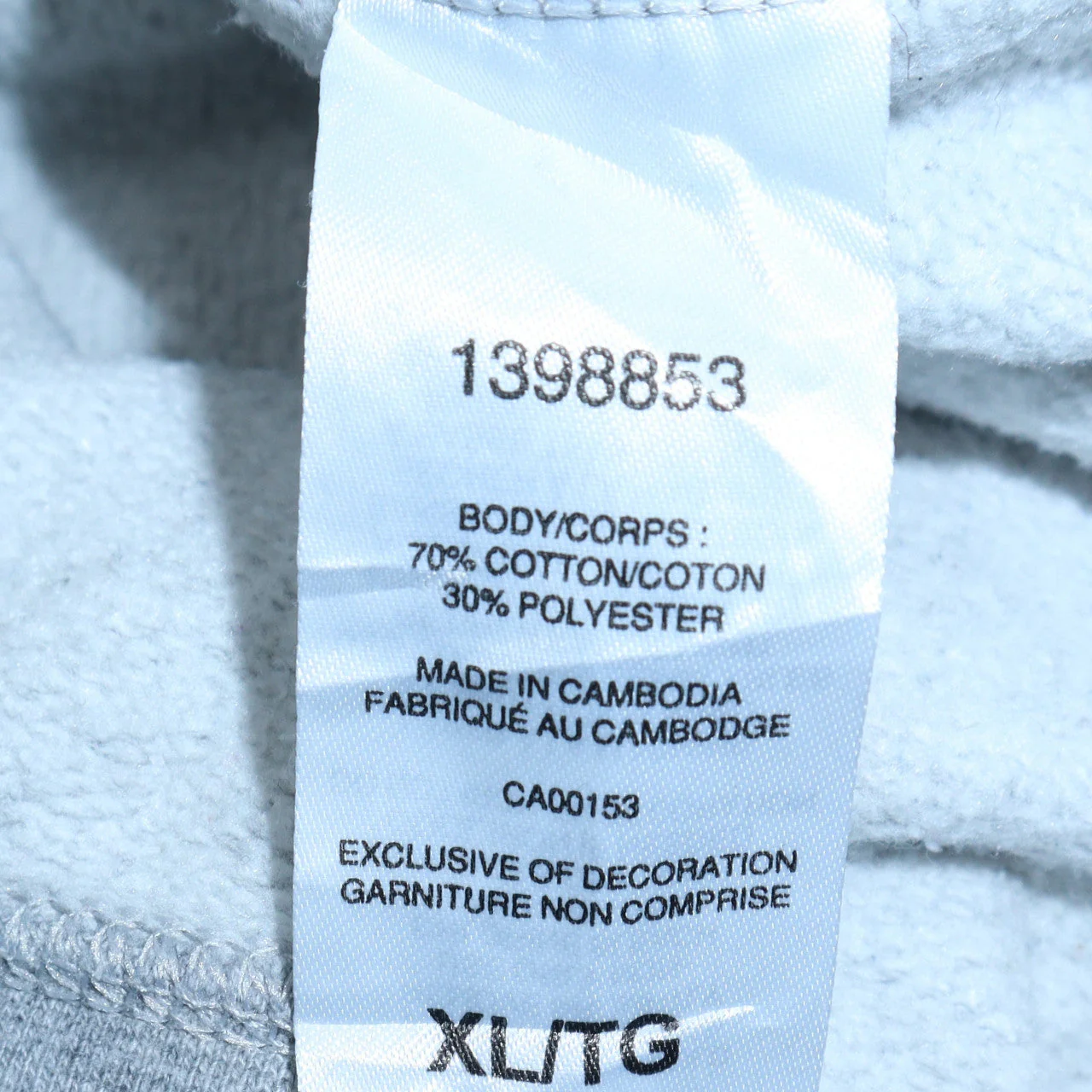 Champion Men's Grey XL Pullover Sweatshirt Embroidered Logo - Image 6