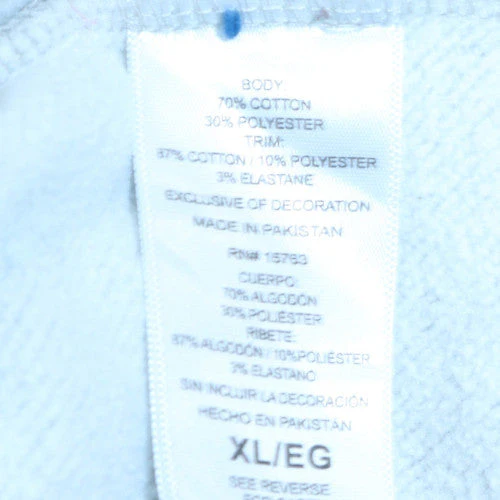 Champion Men's Grey XL Pullover Sweatshirt Embroidered Logo Crew Neck - Image 6