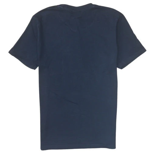 Champion Men's Navy Blue Medium Graphic Logo T-Shirt - Image 4