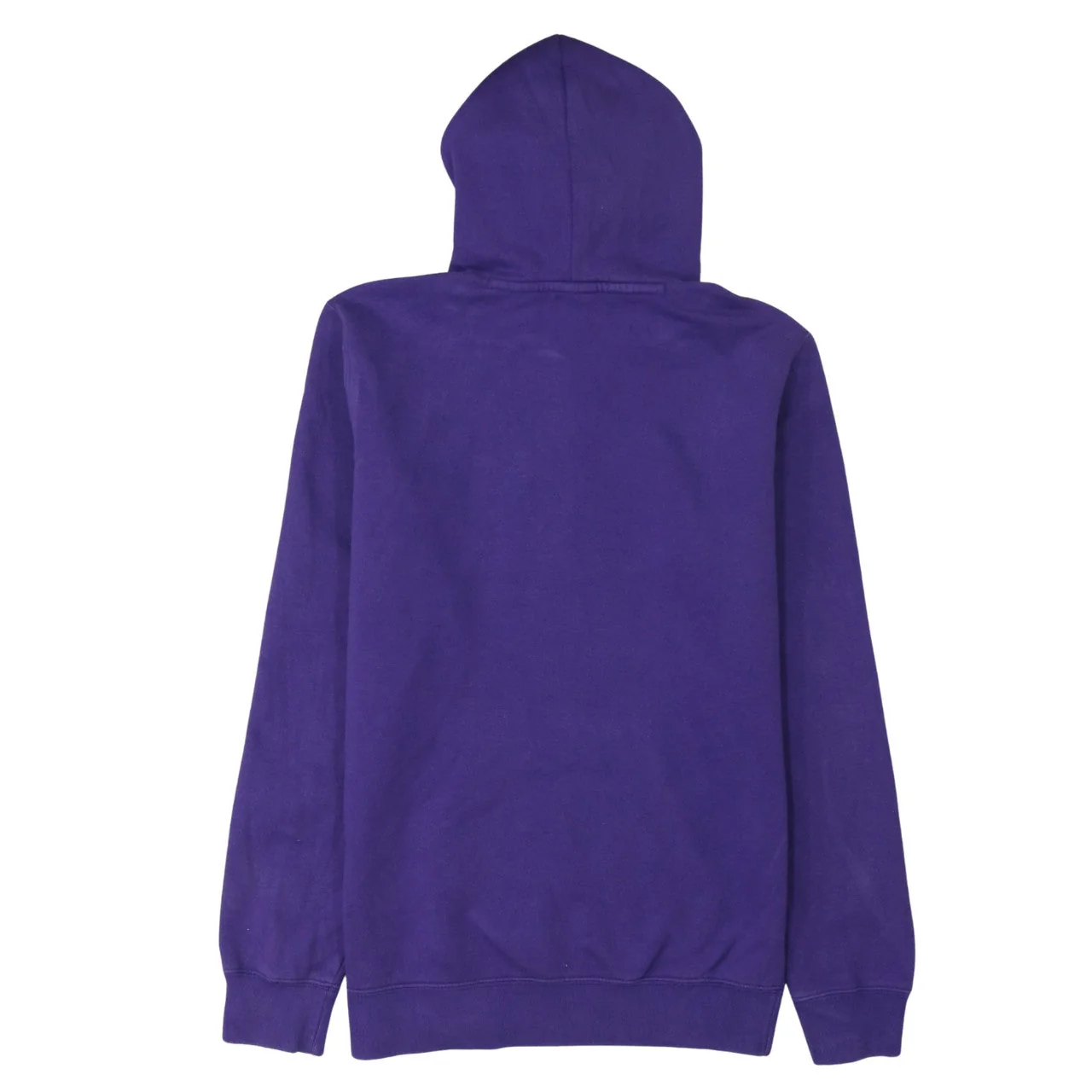 Champion Men's Purple Pullover Hoodie Medium Logo Sportswear - Image 4