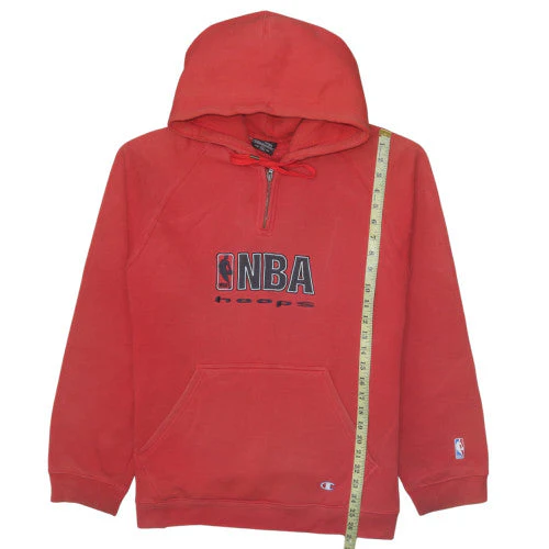 Champion Men's Red NBA Hoops Pullover Hoodie Size M - Image 3