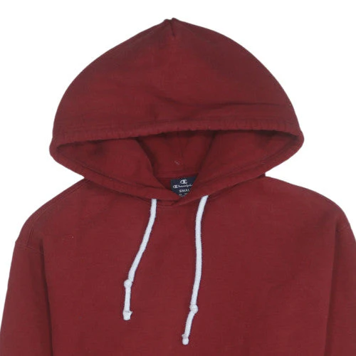 Champion Mens Red Small Pullover Hoodie with Logo Graphic - Image 7