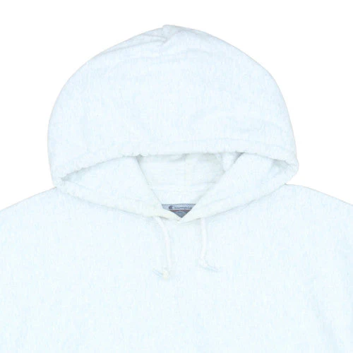 Champion Mens White 2XL Pullover Fleece Hoodie Sweatshirt - Image 7