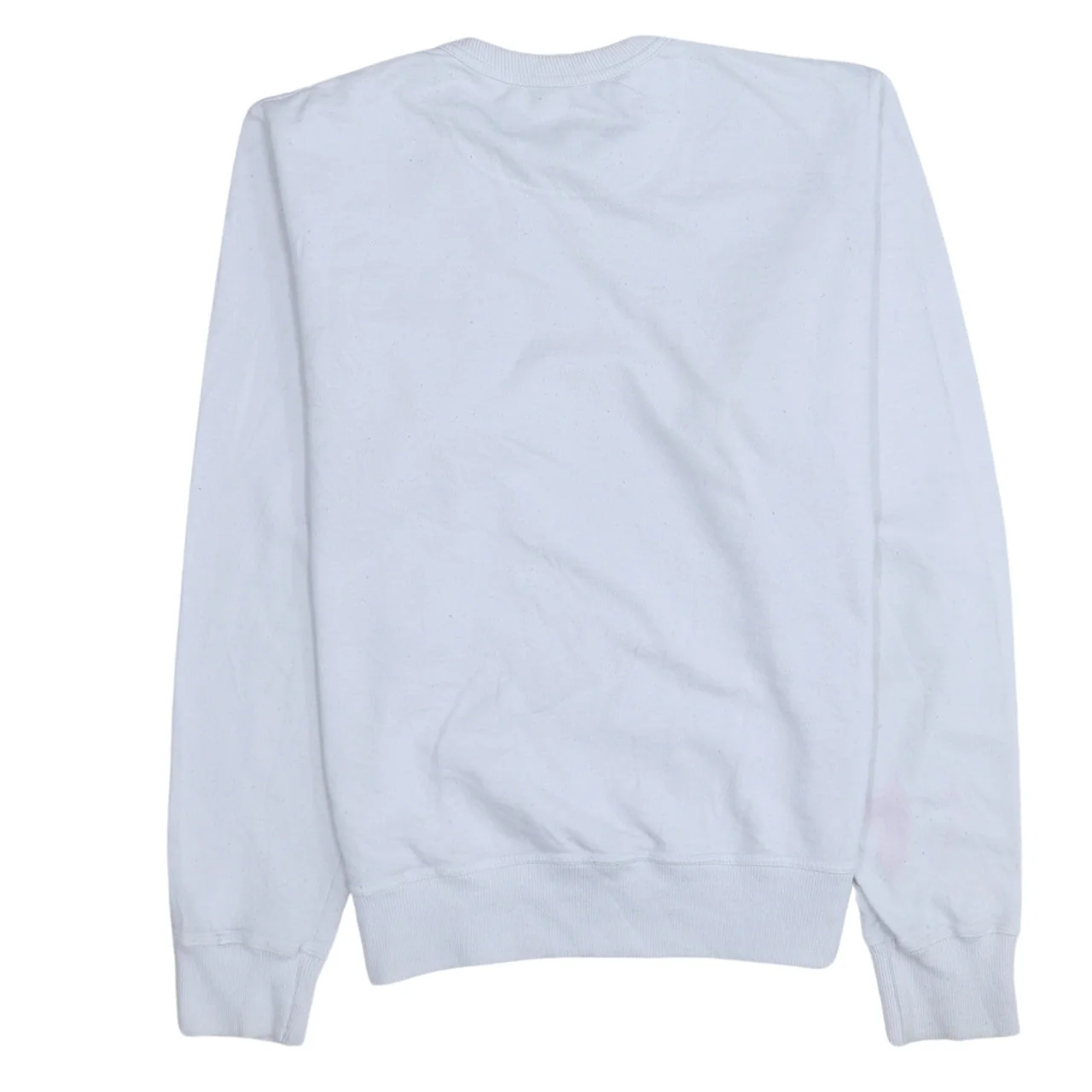 Champion Mens White Graphic Logo Pullover Sweatshirt Size S - Image 4