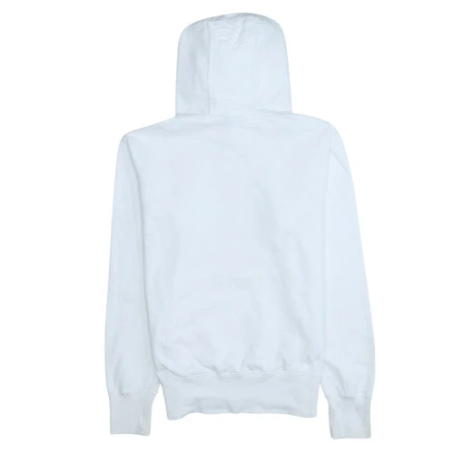 Champion Men's White Pullover Hoodie Medium Logo Graphic Sportswear - Image 4
