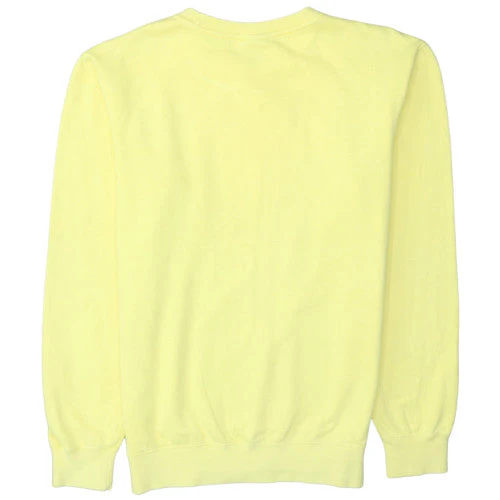 Champion Men's Yellow Crew Neck Pullover Sweatshirt Small - Image 4