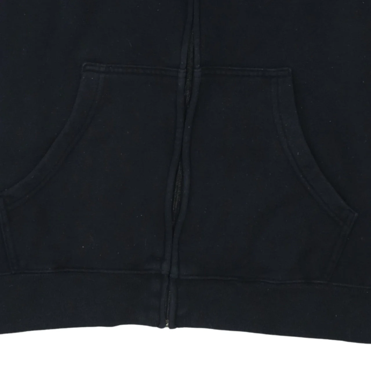Champion Women Black Full Zip Hoodie Large Cotton Blend - Image 7