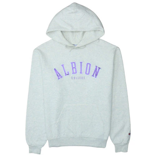 Champion Women’s Grey Albion College Pullover Hoodie M