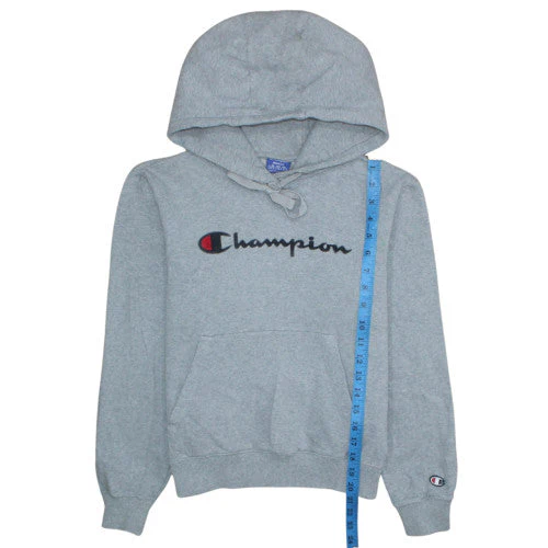 Champion Women’s Grey Pullover Hoodie Small Cotton Casual - Image 3