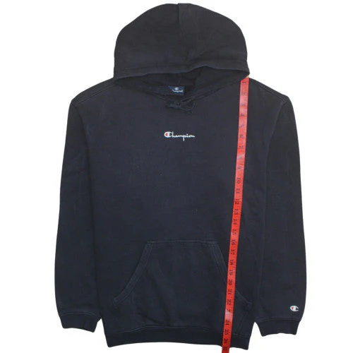 Champion Women's Black Pullover Hoodie Medium Cotton Blend - Image 3
