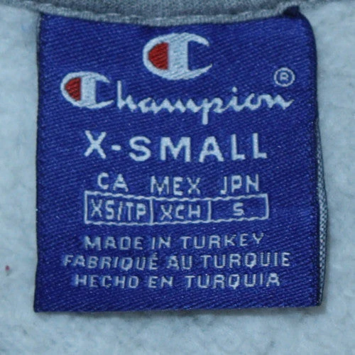 Champion Women's Grey XS Pullover Hoodie Sweatshirt Logo Cotton Blend - Image 5