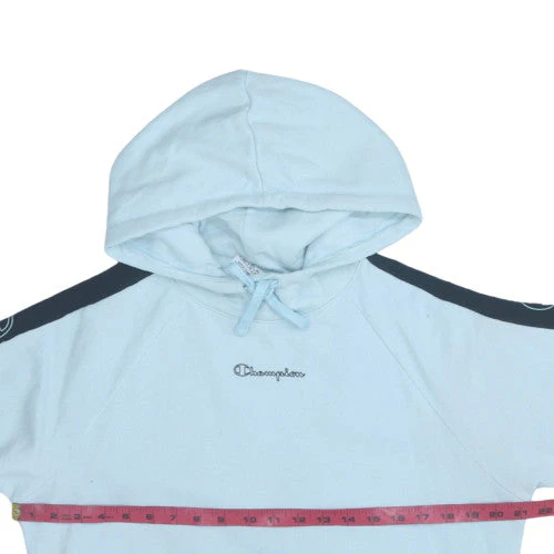Champion Women's Light Blue Hoodie Small Pullover Hooded Sweatshirt - Image 2