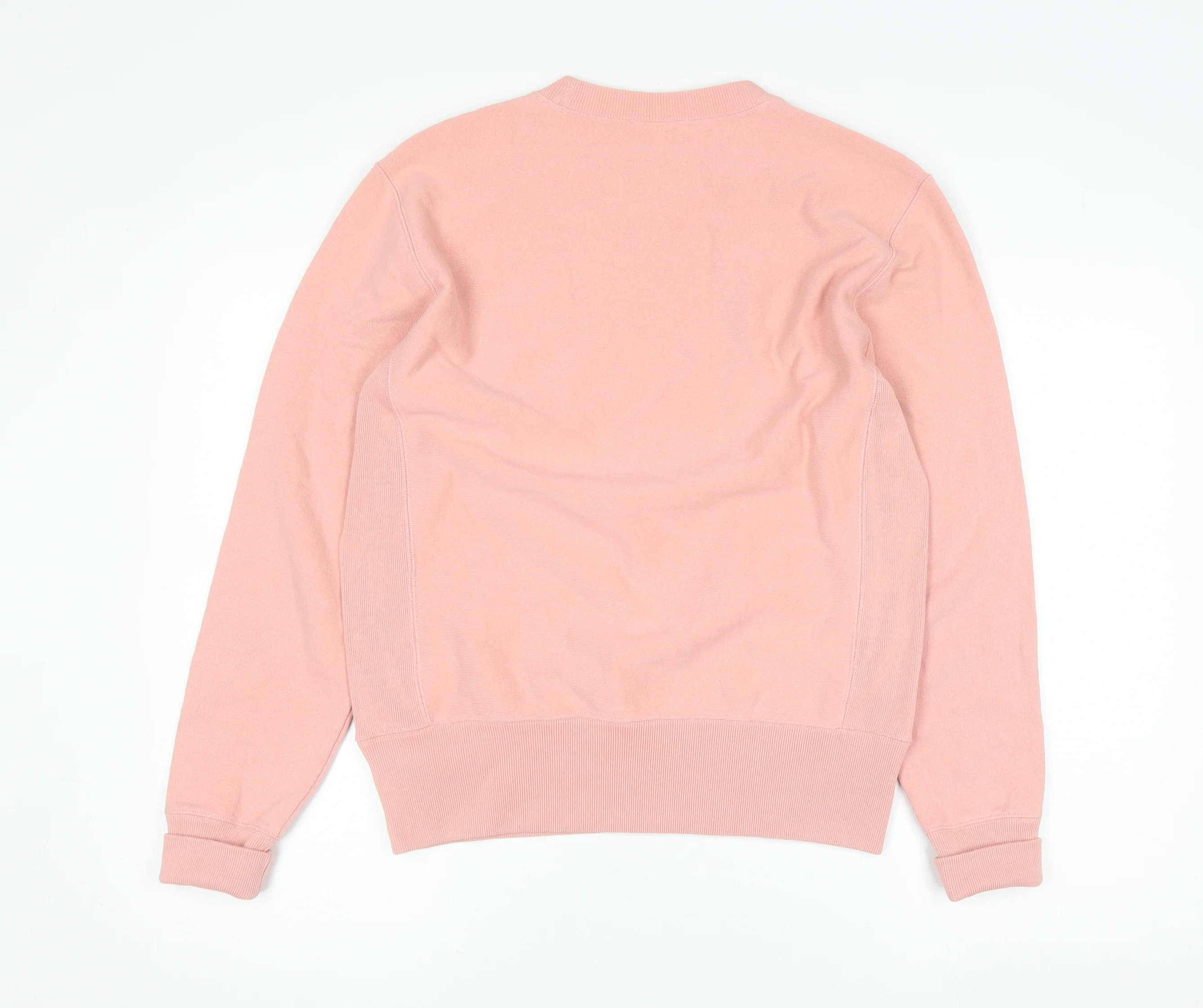 Champion Womens Pink Crew Neck Reverse Weave Sweatshirt Medium - Image 3