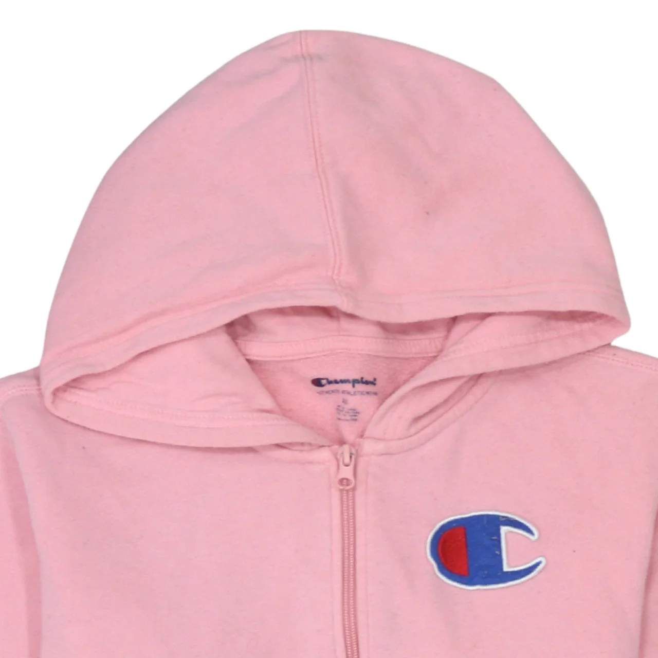 Champion Womens Pink Full Zip Hoodie XL Classic Fit Casual - Image 7