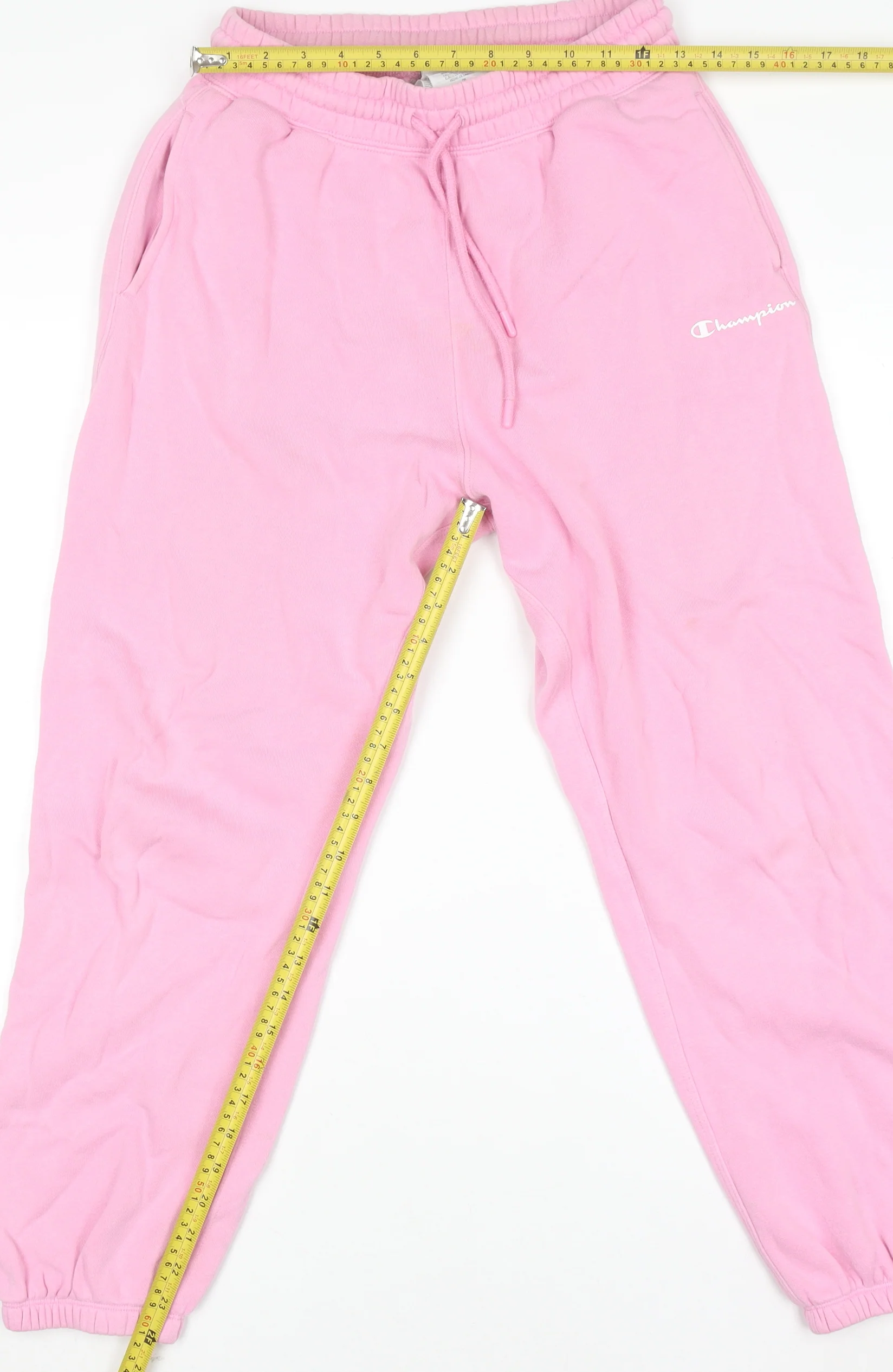 Champion Womens Pink Jogger Sweatpants S Cotton Blend - Image 2