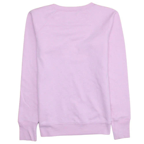 Champion Women's Pink Logo Sweatshirt Size S Crew Neck Pullover - Image 4