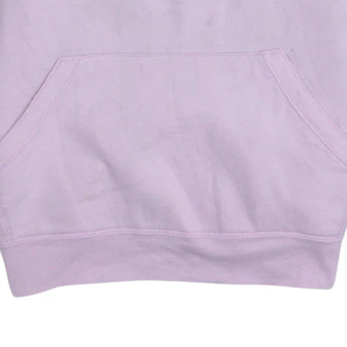 Champion Womens Pink Pullover Hoodie Small Logo Graphic Casual - Image 7