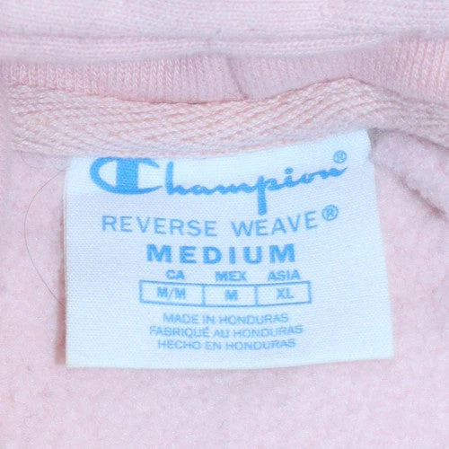 Champion Women's Pink Reverse Weave Pullover Hoodie Size M - Image 5