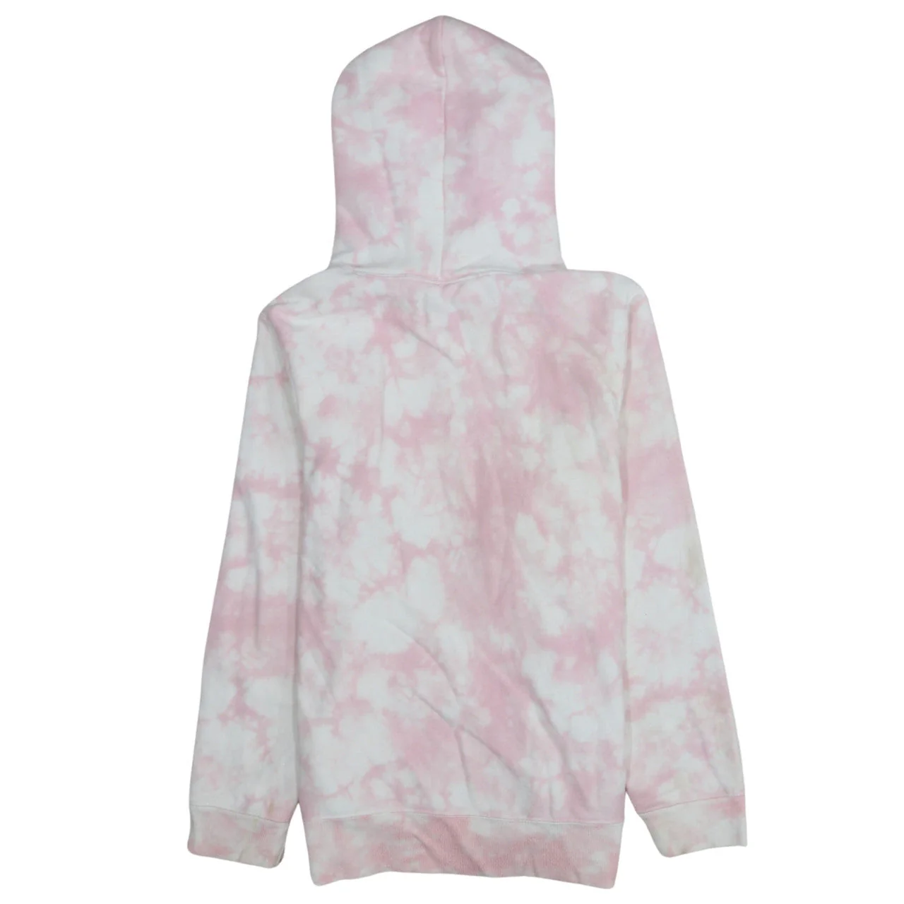 Champion Womens Pink Tie Dye Pullover Hoodie XS Cotton Blend - Image 4