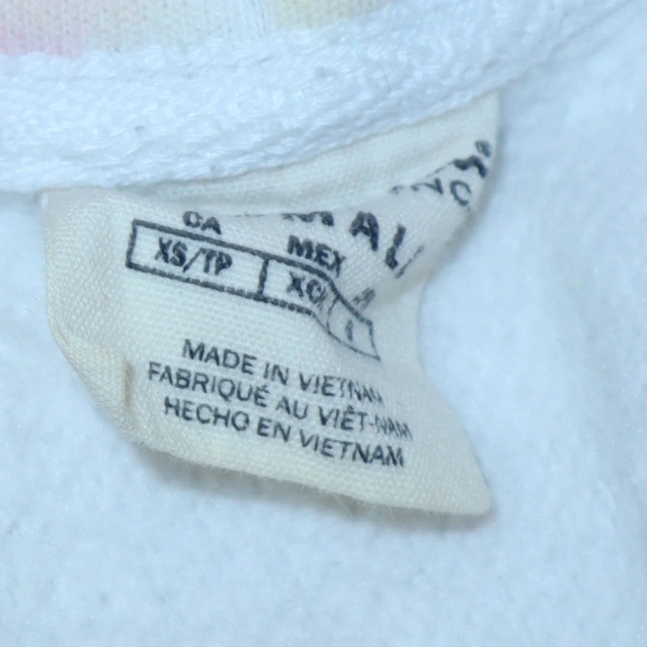 Champion Womens Pink Tie Dye Pullover Hoodie XS Cotton Blend - Image 5