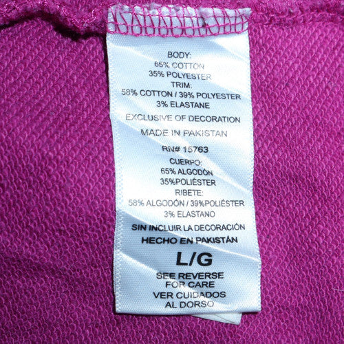 Champion Women's Purple 1/2 Zip Pullover Sweatshirt Size L - Image 6