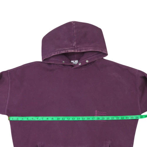 Champion Womens Purple Pullover Hoodie Size L Cotton Blend - Image 3