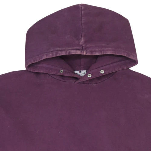 Champion Womens Purple Pullover Hoodie Size L Cotton Blend - Image 8