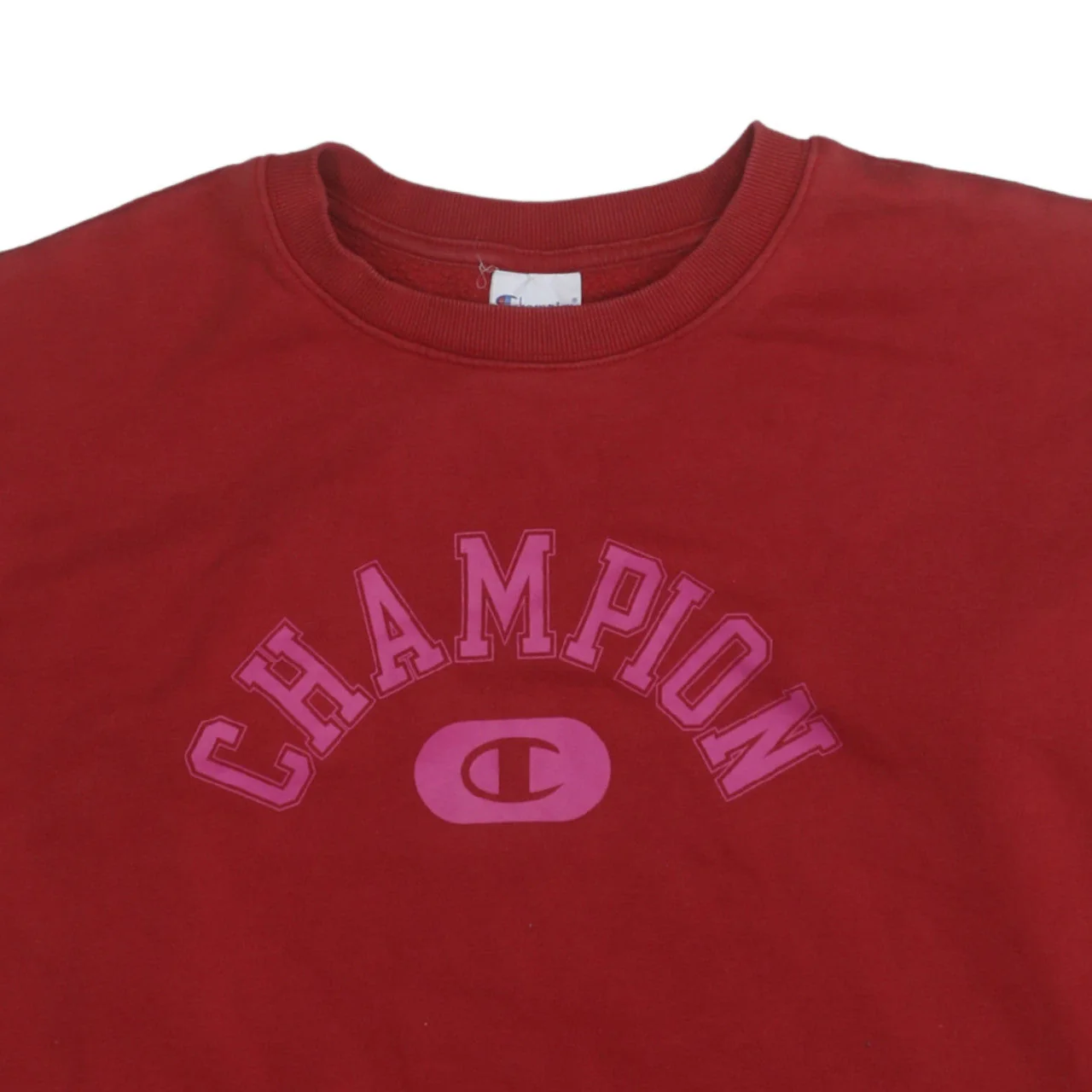 Champion Womens Red Crew Neck Pullover Sweatshirt Size L - Image 8