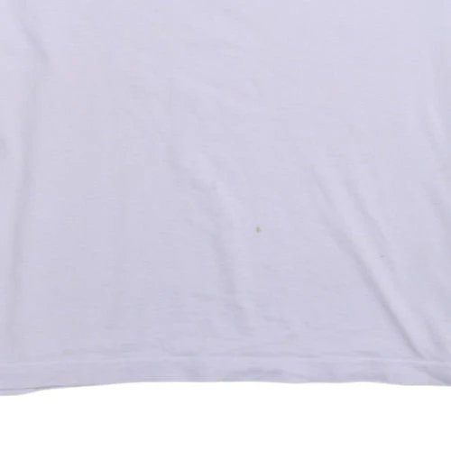 Champion Womens White Embroidered Logo T-Shirt Size M - Image 6