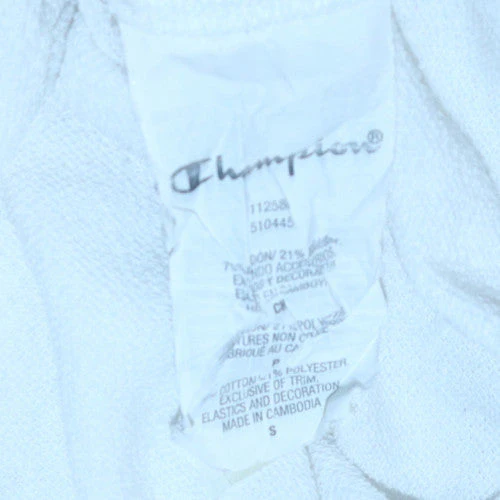 Champion Women's White Small Crew Neck Pullover Sweatshirt - Image 6