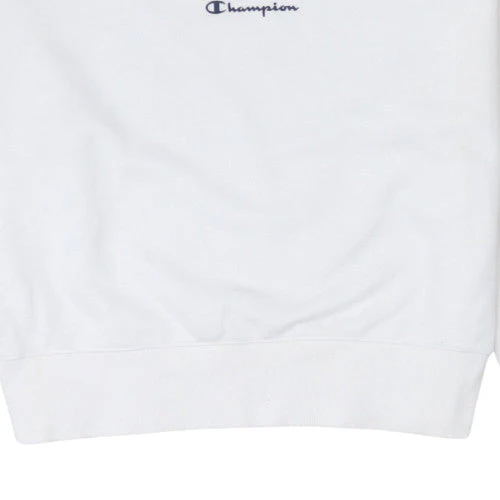 Champion Women's White Small Crew Neck Pullover Sweatshirt - Image 7