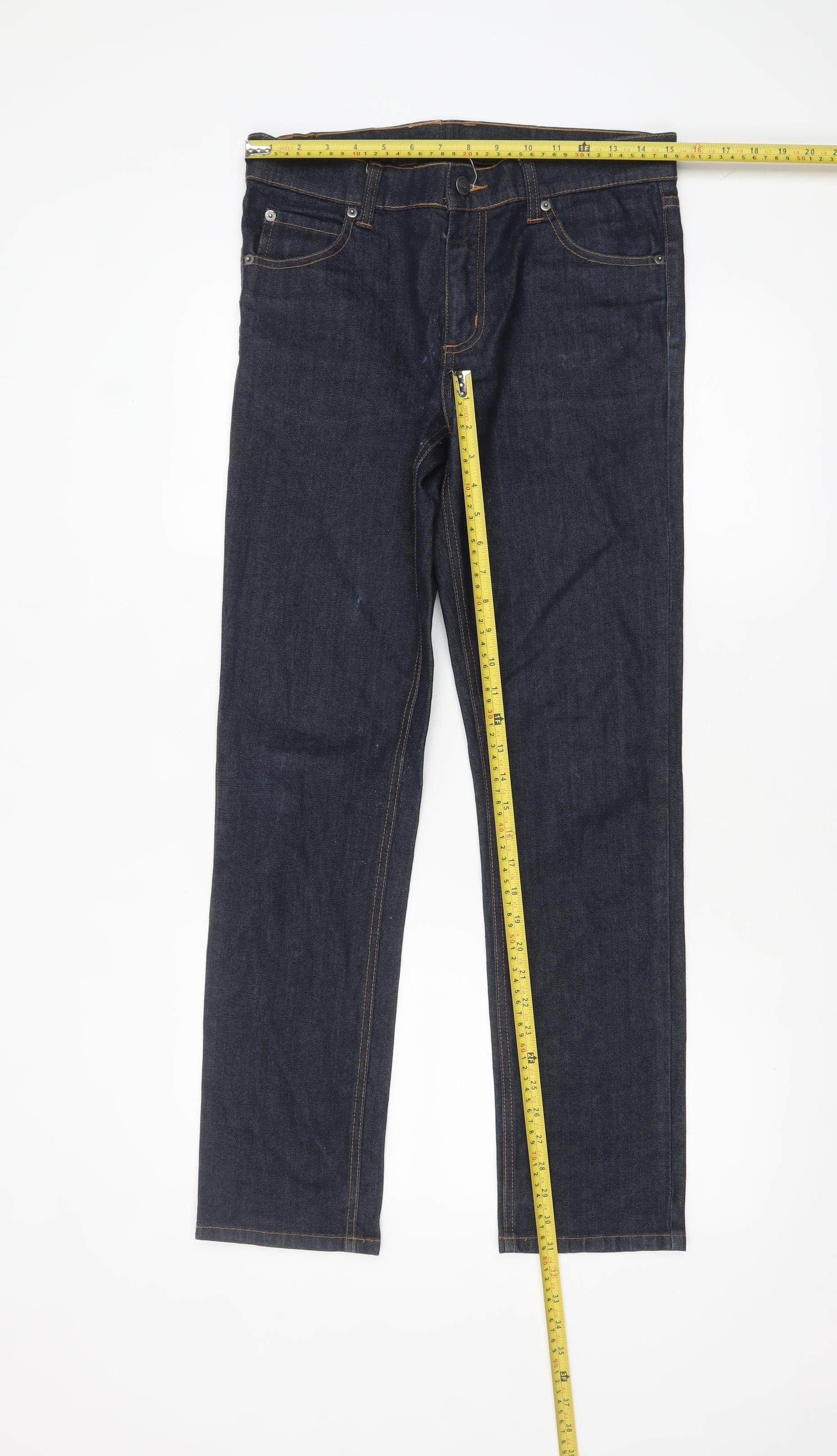 Cheap Monday Men's Blue Slim Straight Leg Jeans 31x32 Denim - Image 2