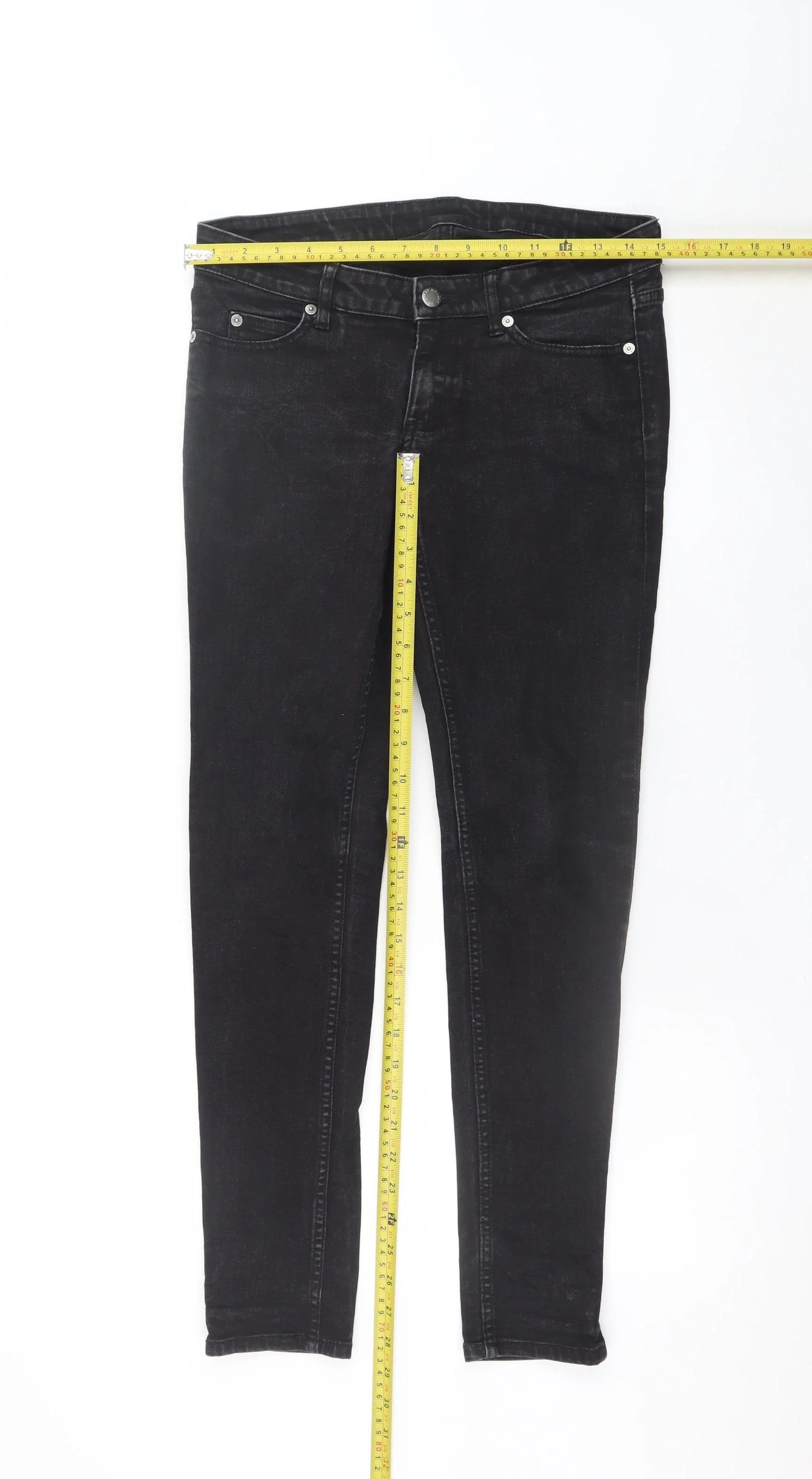 Cheap Monday Women's Black Slim Fit Skinny Jeans Size 10 - Image 2