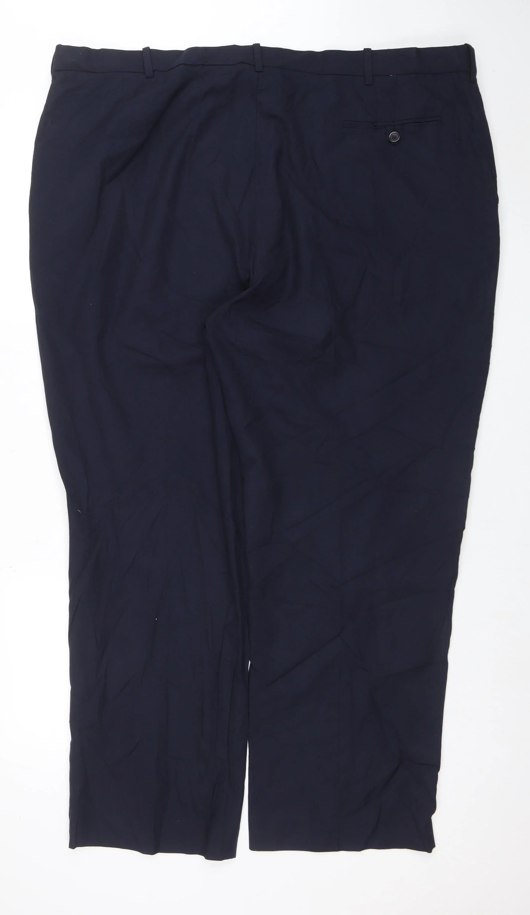 Chums Men's Blue 46W 29L Regular Fit Polyester Blend Trousers - Image 3