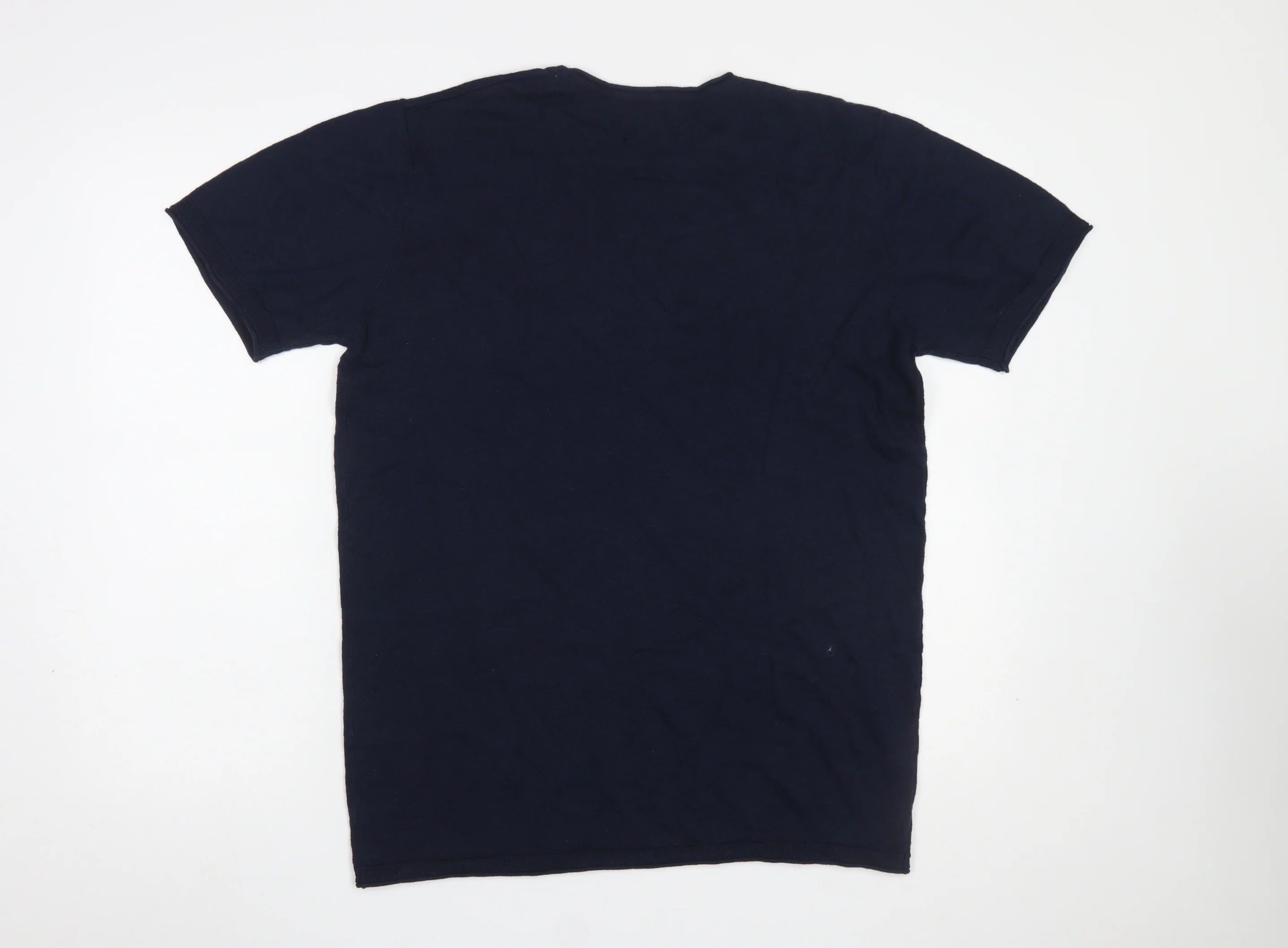 Clean Cut Copenhagen Men's Blue Small Regular Fit Cotton T-Shirt - Image 3