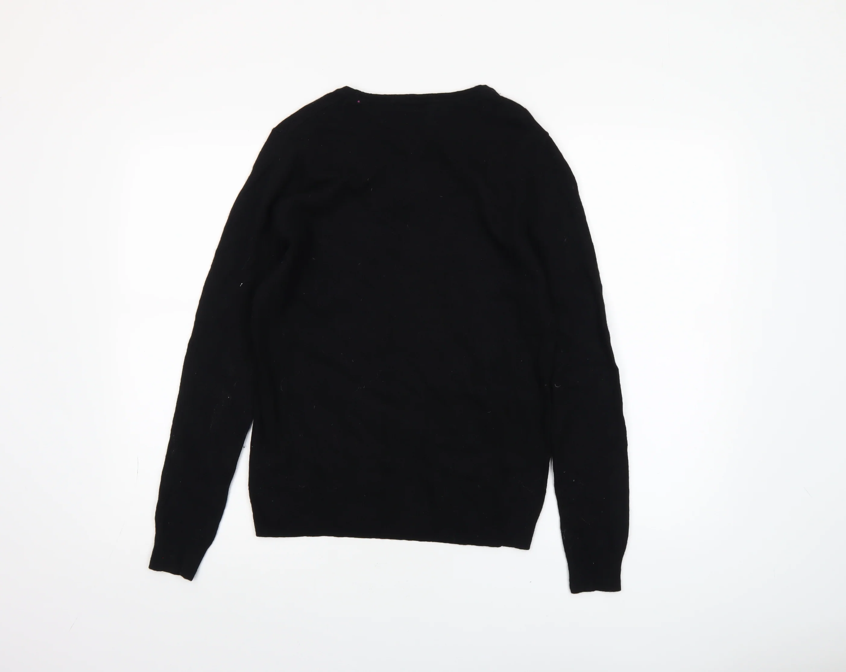 Clements Ribeiro Women’s Black S Party Jumper Long Sleeve Wool Blend - Image 3