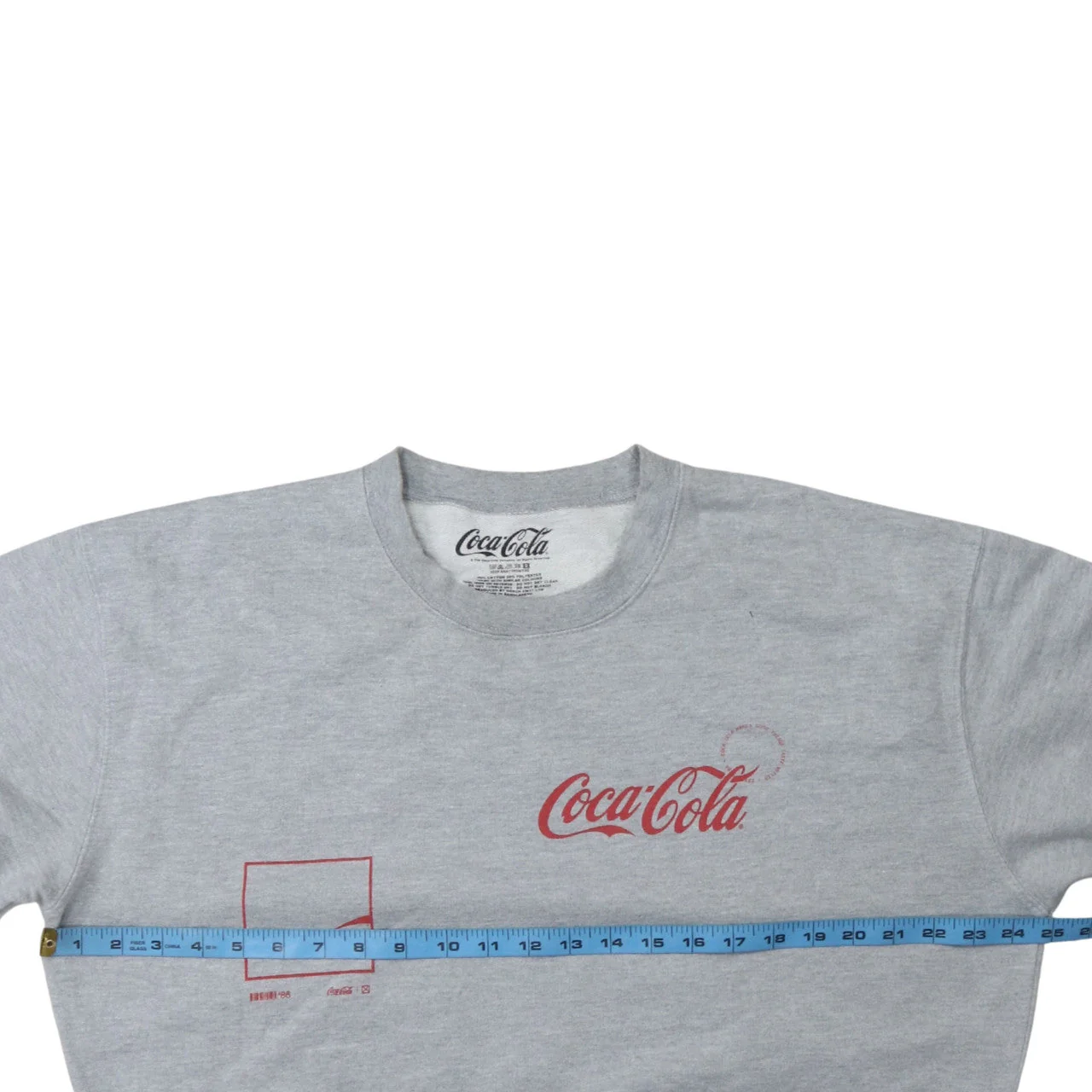 Coca-Cola Grey Women's L Sweatshirt Crew Neck Cotton Blend Pullover - Image 3