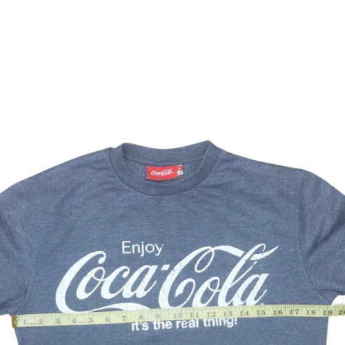 Coca-Cola Men's Blue Pullover Graphic Sweatshirt Size S - Image 3