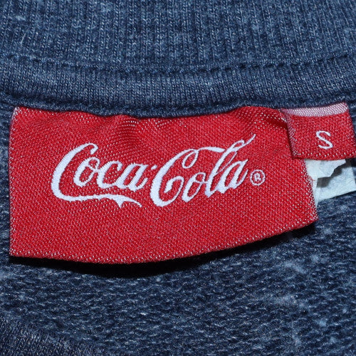 Coca-Cola Men's Blue Pullover Graphic Sweatshirt Size S - Image 5